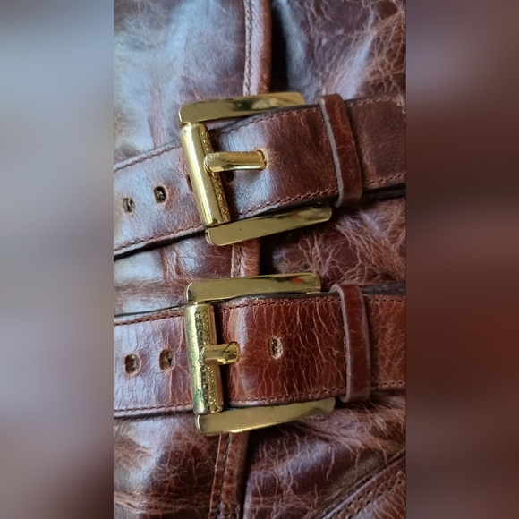 Micheal Kors Brown Leather Ankle Boots_8 - Picture 8 of 8